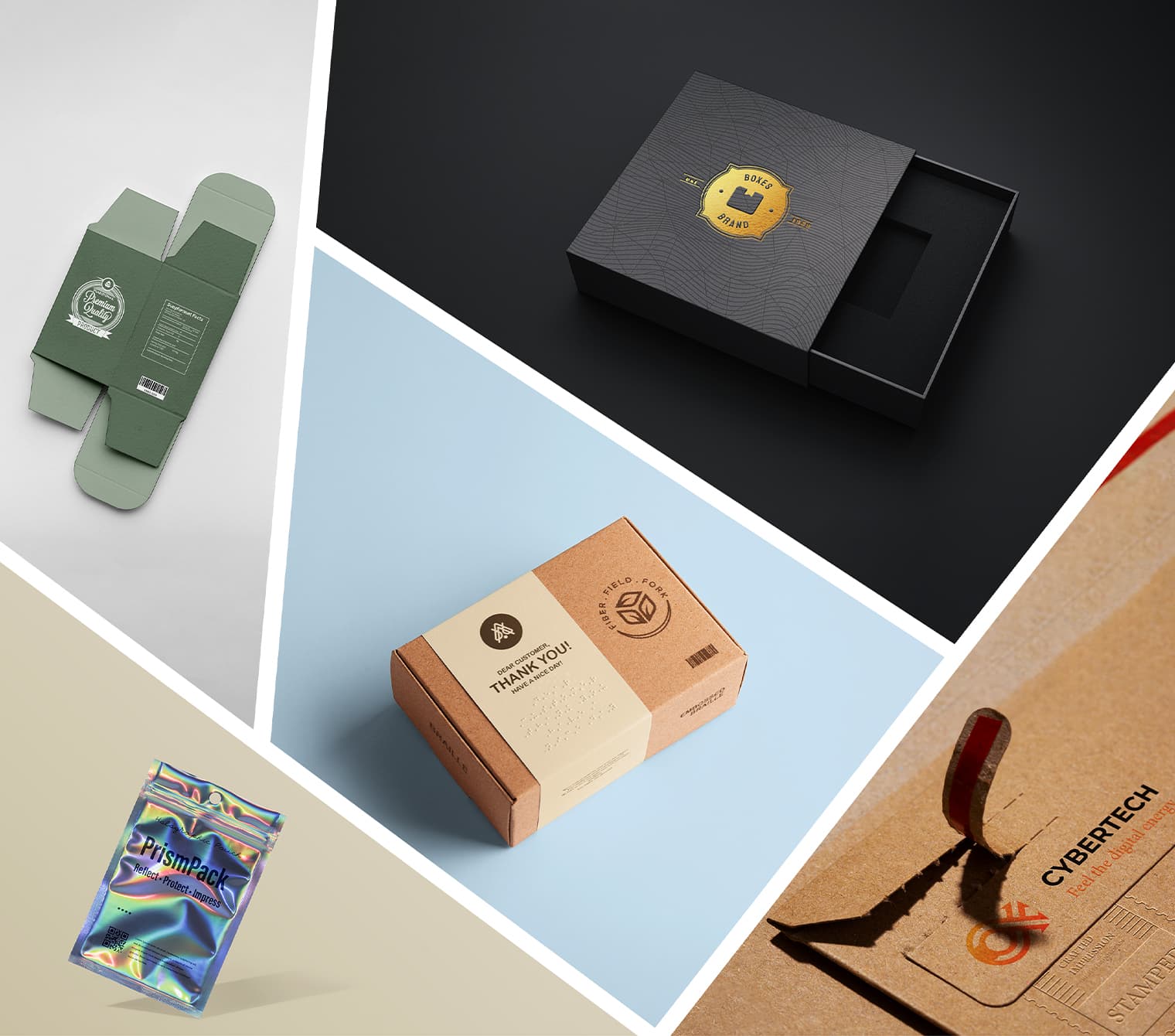 Unlimited Customization packaging examples