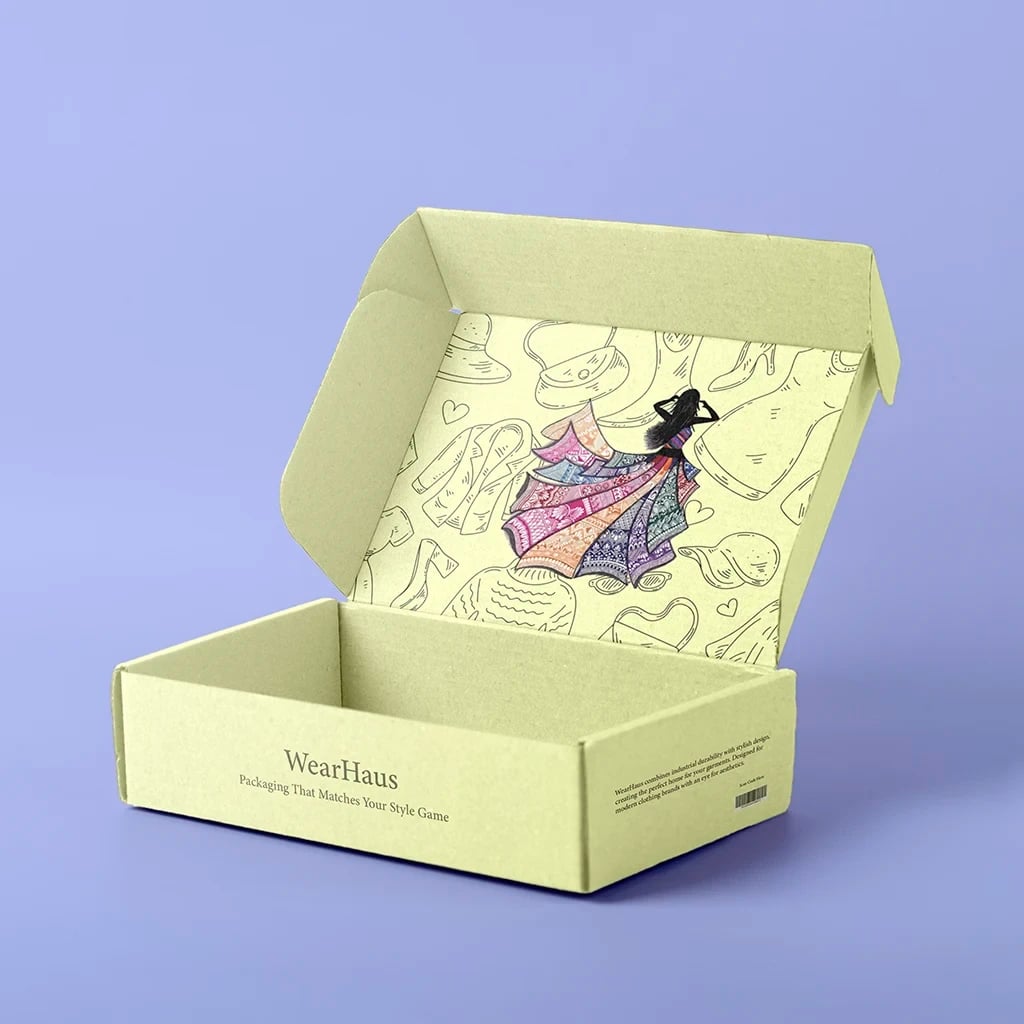 luxury dress box Custom Garment Boxes