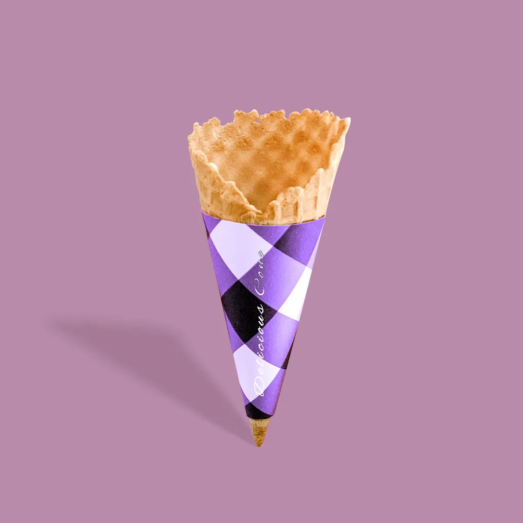Custom Printed Ice Cream Cone Sleeve