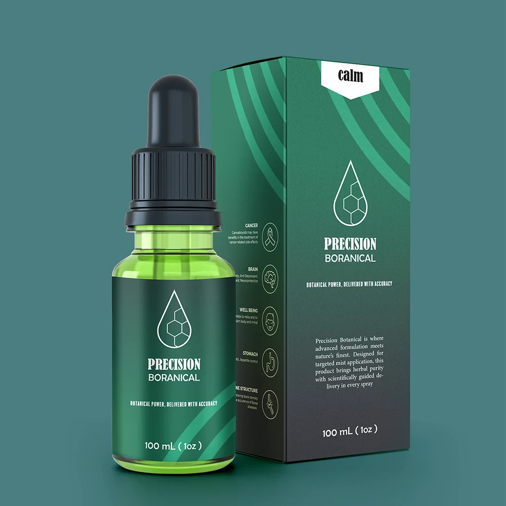 Custom Printed 100ml Bottle Boxes