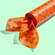 Printed Orange Tissue Paper