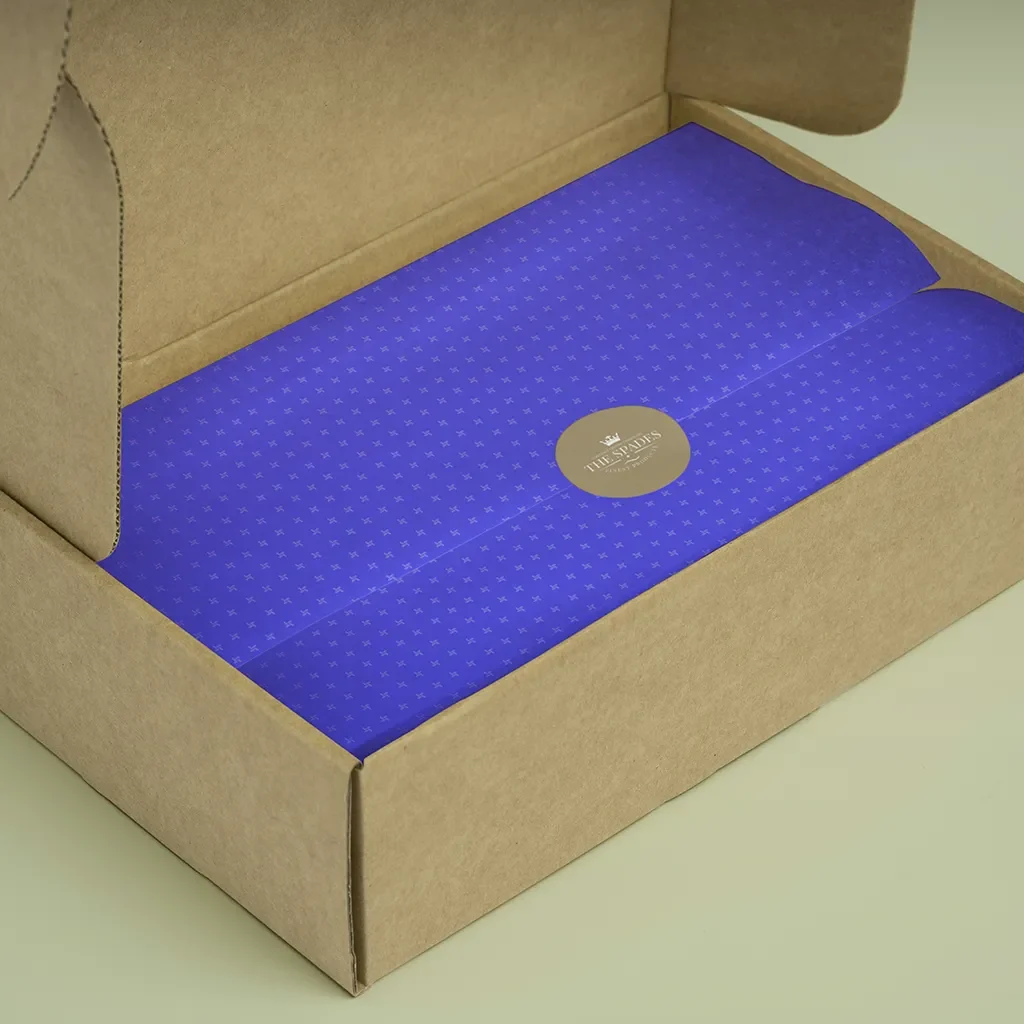 Custom Blue Tissue Paper