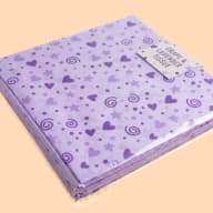 Printed Purple Tissue Paper