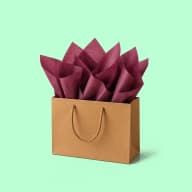 Custom Maroon Tissue Packaging Paper
