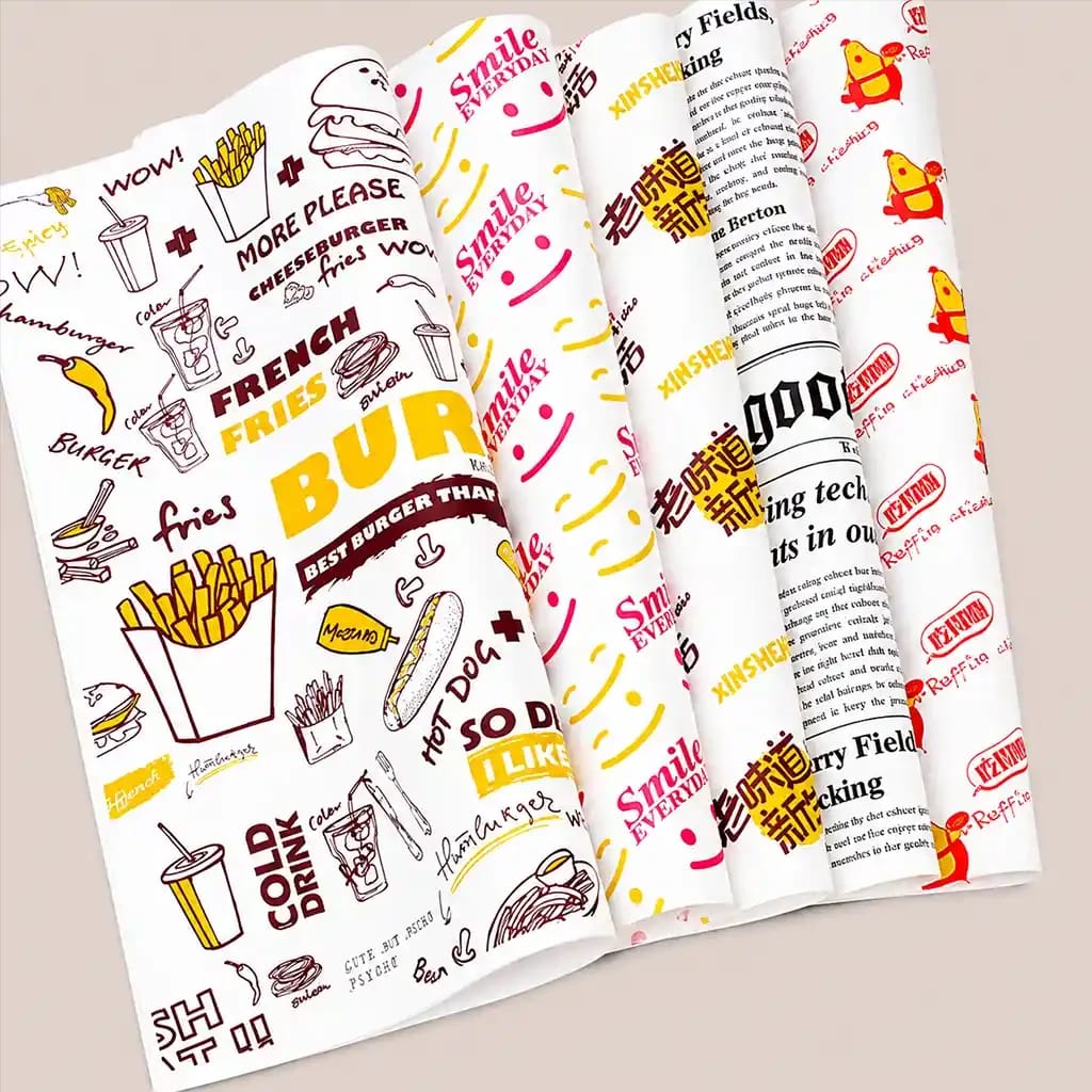 Custom Printed Greaseproof Paper
