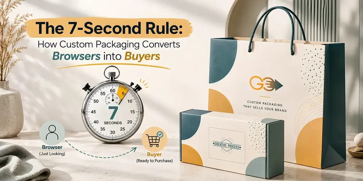 The 7-Second Rule How Custom Packaging Converts Browsers into Buyers