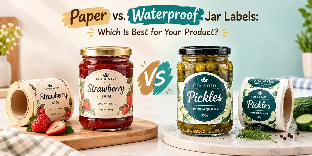 Paper vs. Waterproof Jar Labels Which Is Best for Your Product