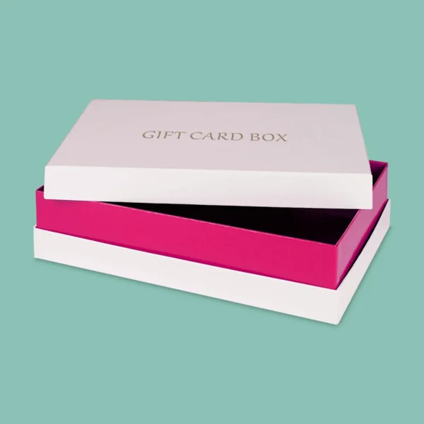 Custom Gift Card Boxes Wholesale