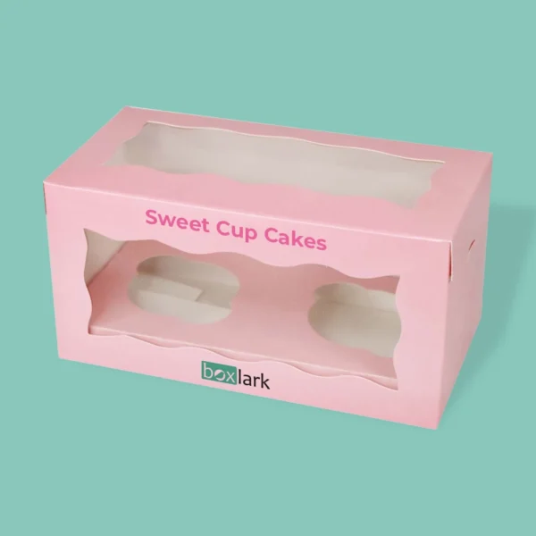 Window CupCake Packaging Boxes