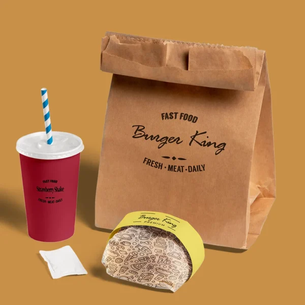 Custom Fast Food Bags Wholesale