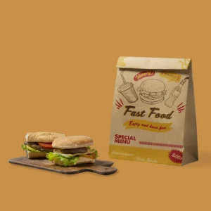 Custom Printed Fast Food Bags