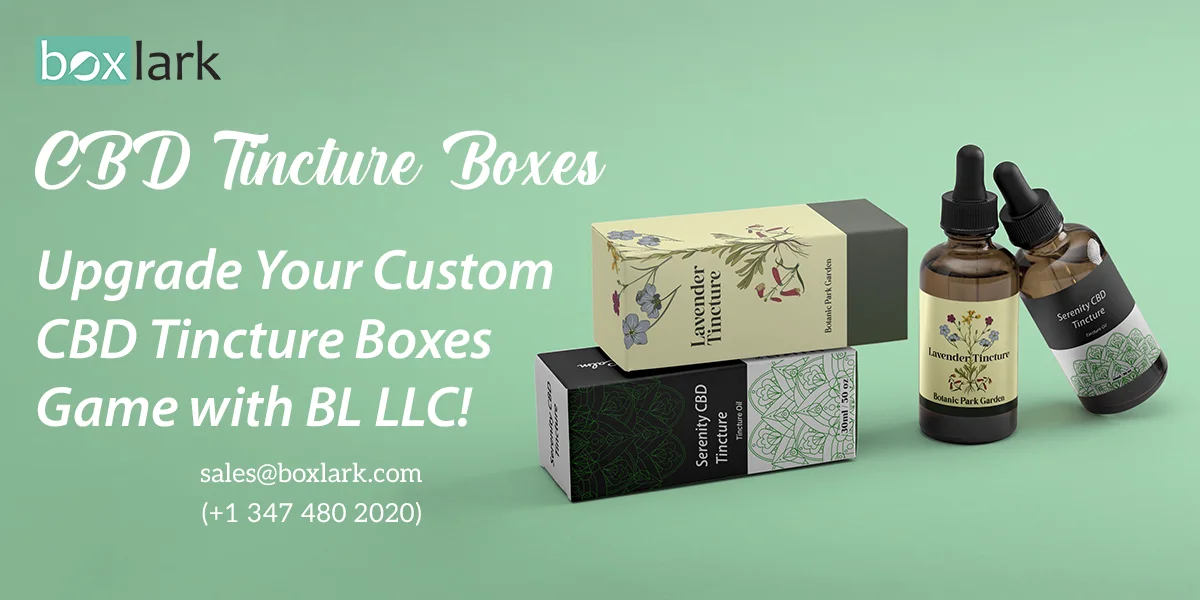 Custom CBD Tincture Boxes