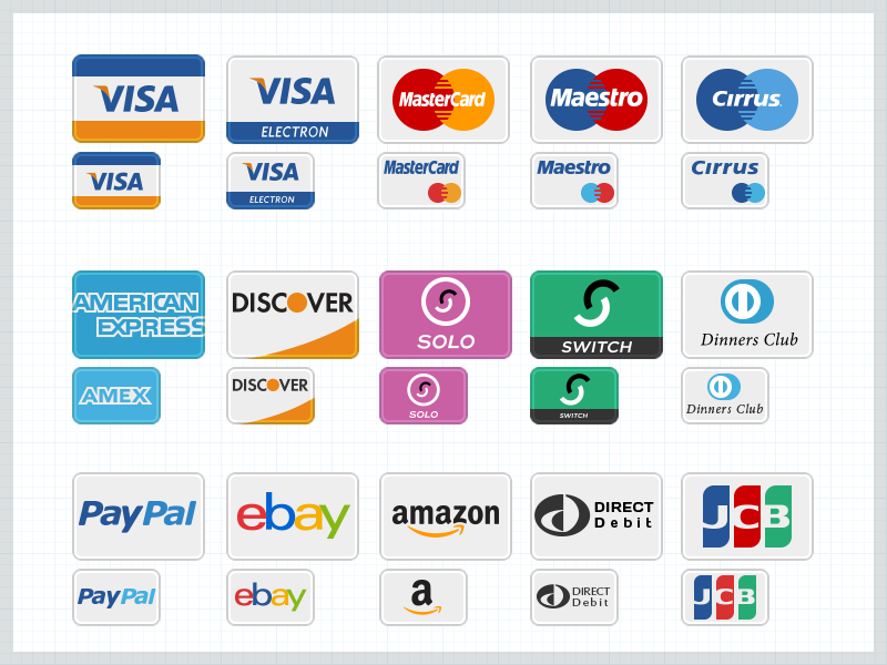 payment methods icons retina