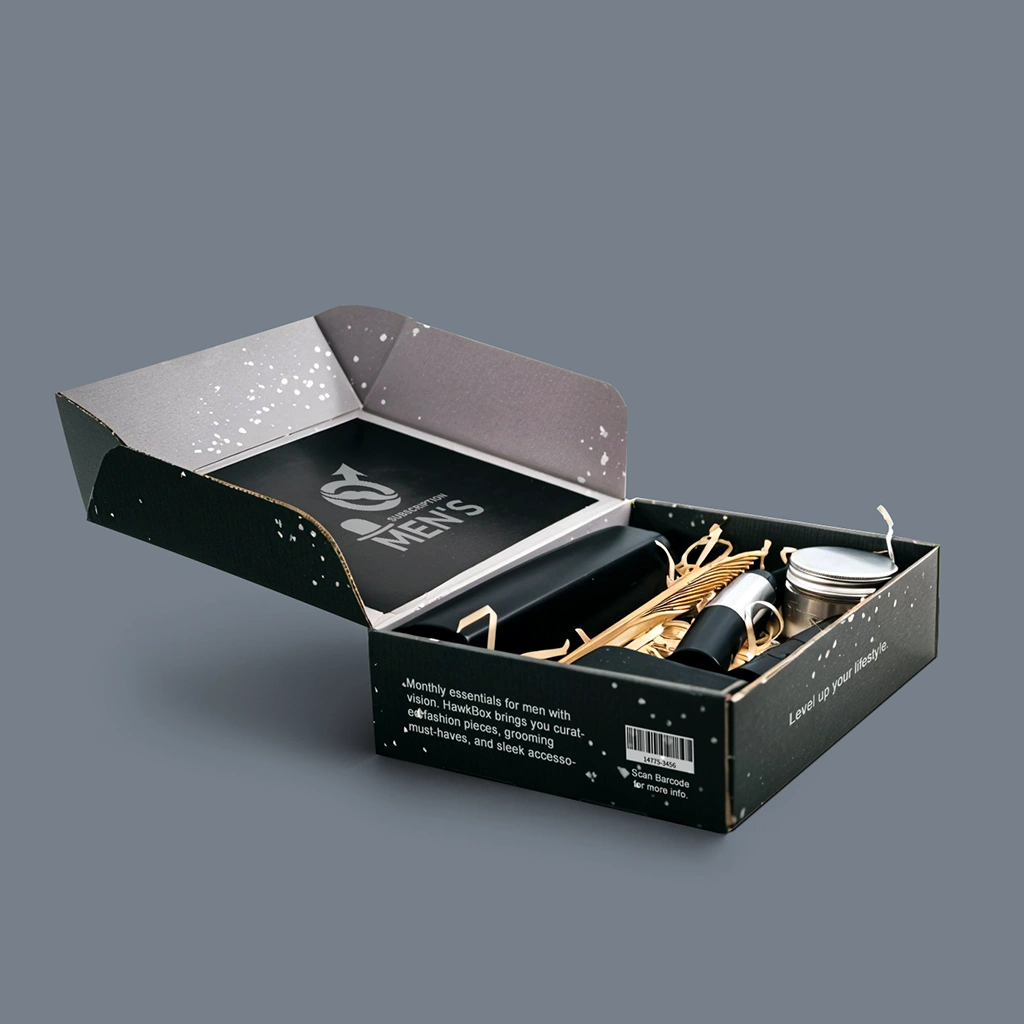 Custom Printed Subscription Boxes for Men