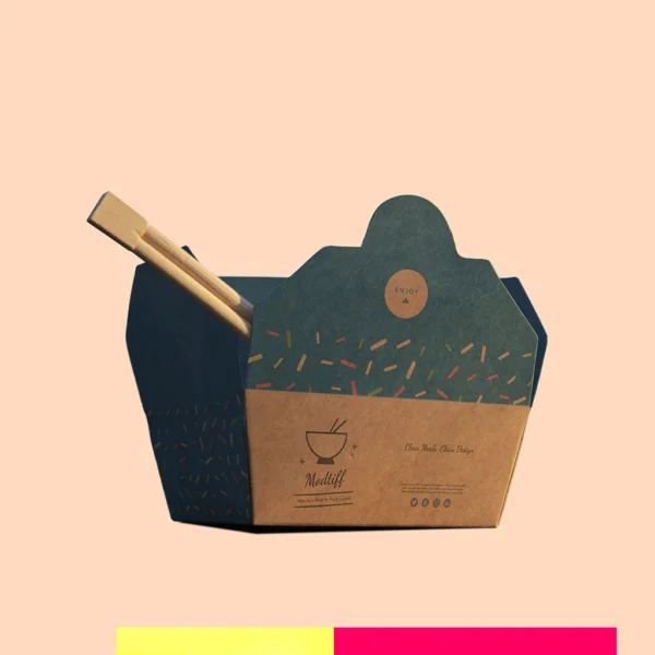 Custom Printed Paper Lunch Boxes