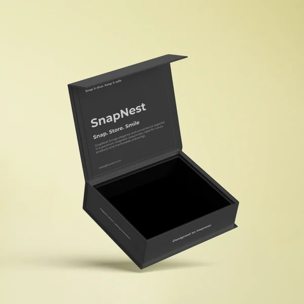 Custom Snap Shut Packaging Boxes