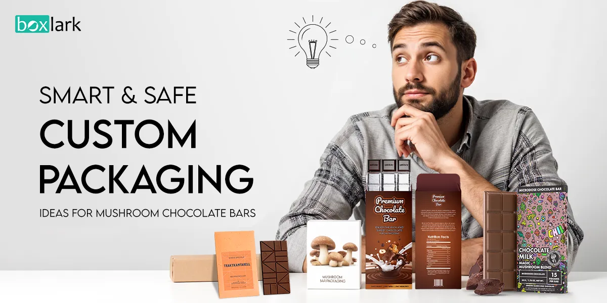 Smart & Safe Custom Packaging Ideas for Mushroom Chocolate Bars