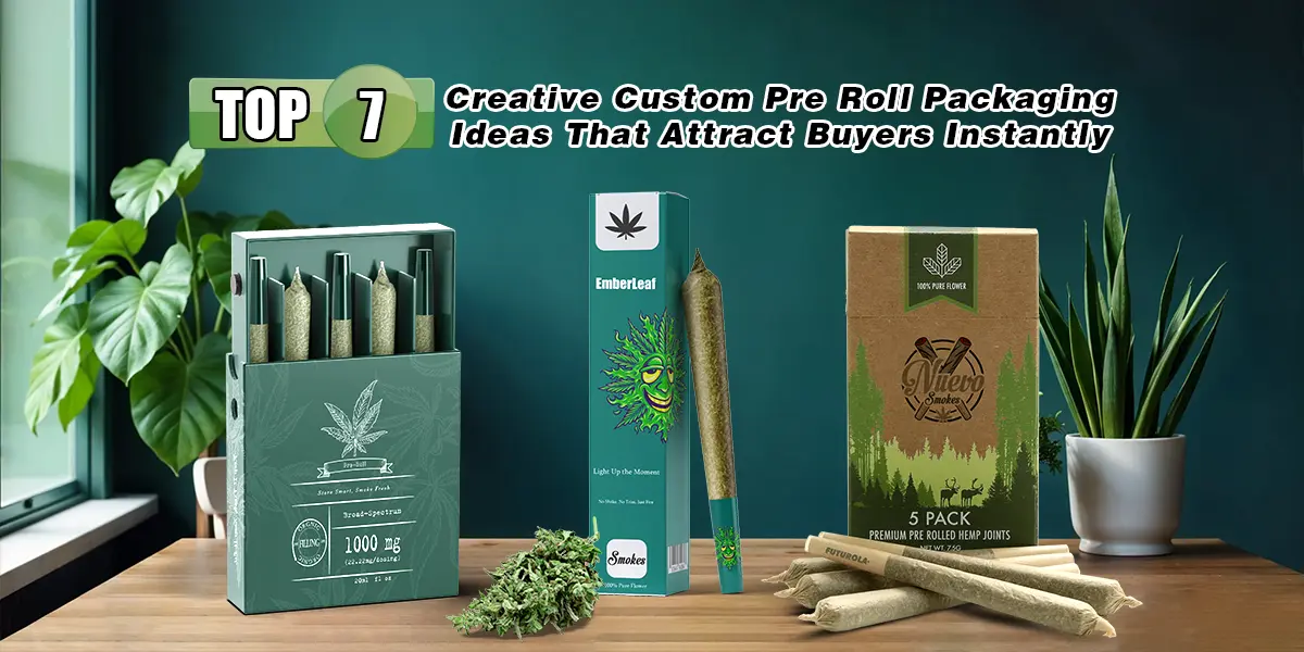 Top 7 Creative Custom Pre Roll Packaging Ideas That Attract Buyers Instantly